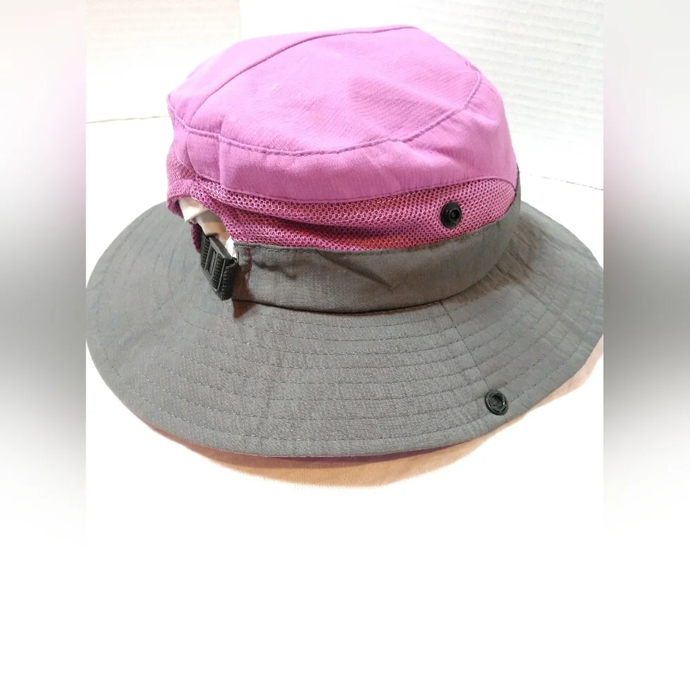 SunShade Brand Sun Hat Snap Up Sides Girl's One Size OS Sun Shade